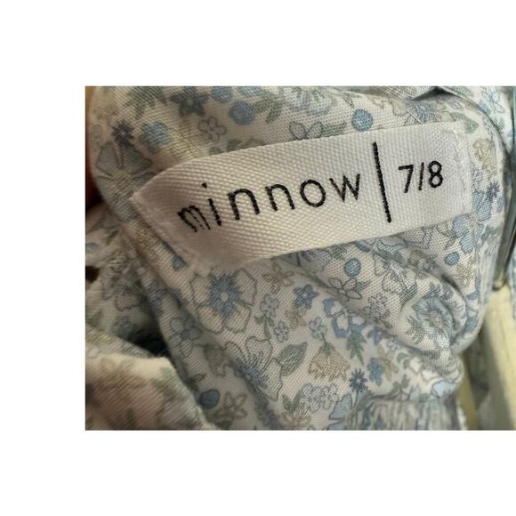 Minnow Briland Botanic Pinafore Dress in Blue Floral Girls Sz. 7/8 - Picture 5 of 5
